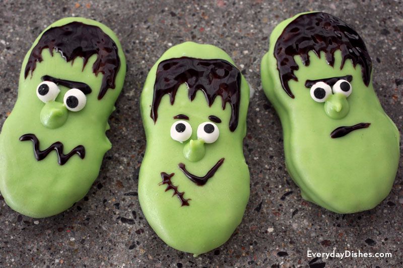 Halloween Frankenstein cookies the kids will go crazy for!