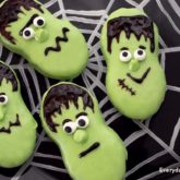 Halloween Frankenstein cookies the kids will go crazy for!