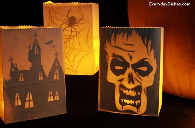 Printable Halloween Luminaries Everyday Dishes