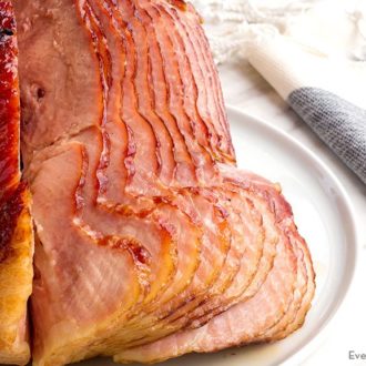 Easy glazed ham – a real crowd pleaser!