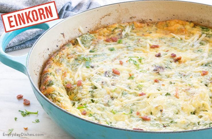 Einkorn Spinach Frittata Recipe