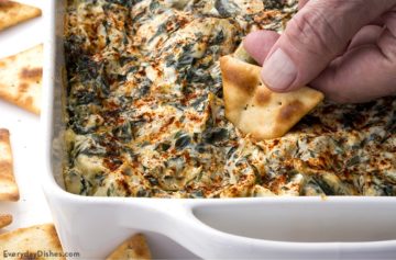 Simple spinach artichoke dip recipe