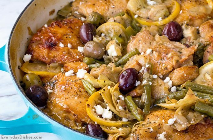 One-Pan Greek Chicken Recipe