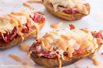 Reuben Potato Skins