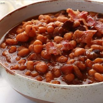 Slow Cooker Boston Baked Beans Recipe