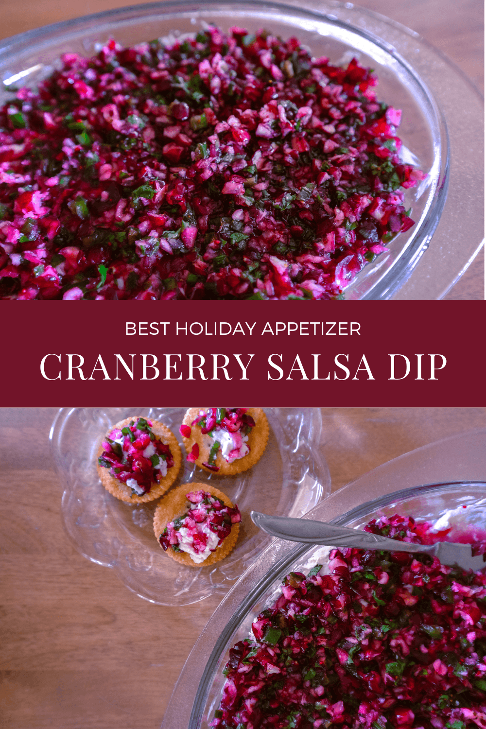Cranberry Salsa with Cream Cheese Recipe