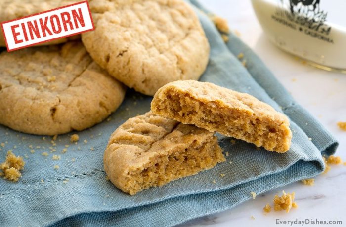 Einkorn Peanut Butter Cookies Recipe