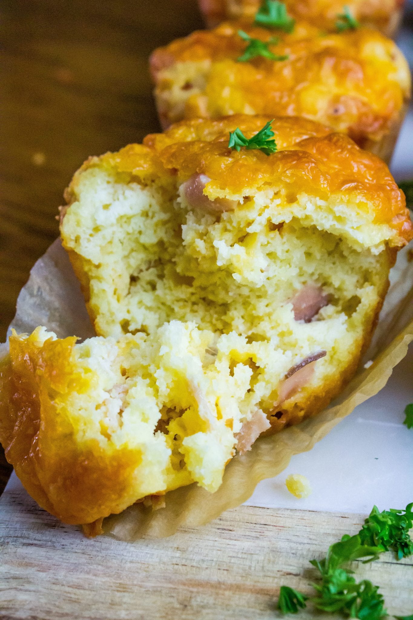 Ham and Cheese Muffins by The Kellie Kitchen Everyday Dishes