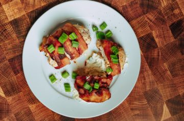 Bacon Wrapped Stuffed Chicken