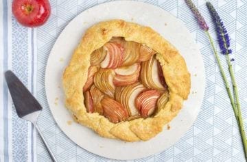 Apple Pear Galette recipe vegan dessert recipes easy dessert recipes
