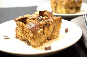 Pumpkin Bread Pudding delicious vegan desserts