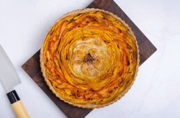 Savory Pie – Squash, Carrot and Caramelized Onion