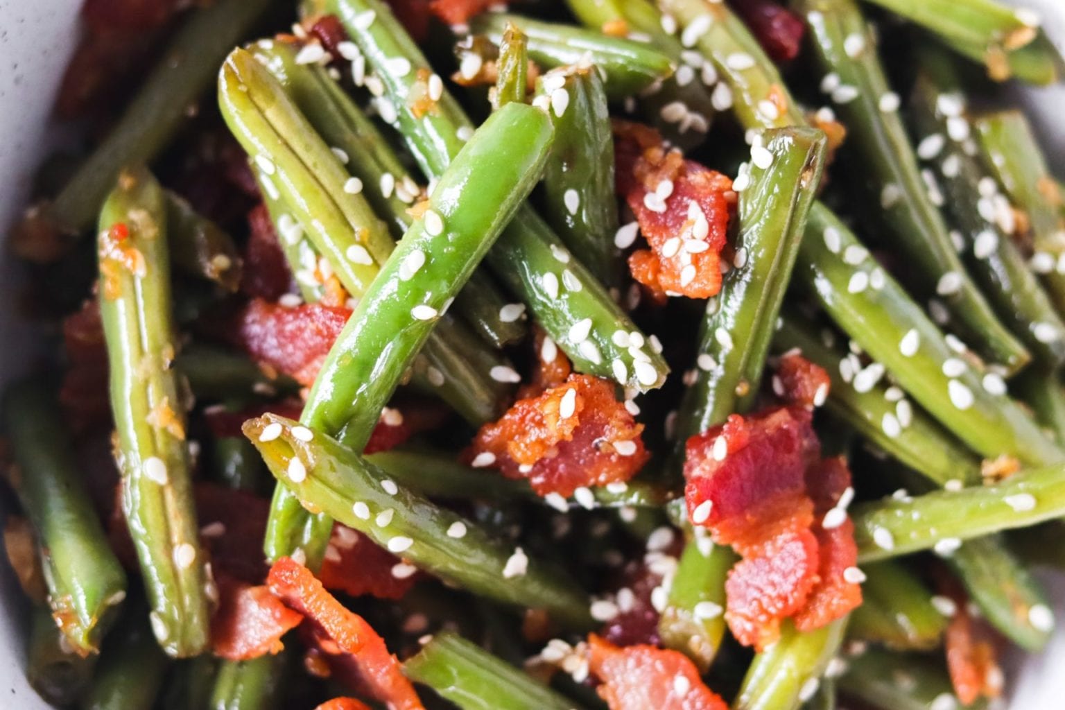 Sauteed Green Beans with Bacon and Garlic Everyday Dishes