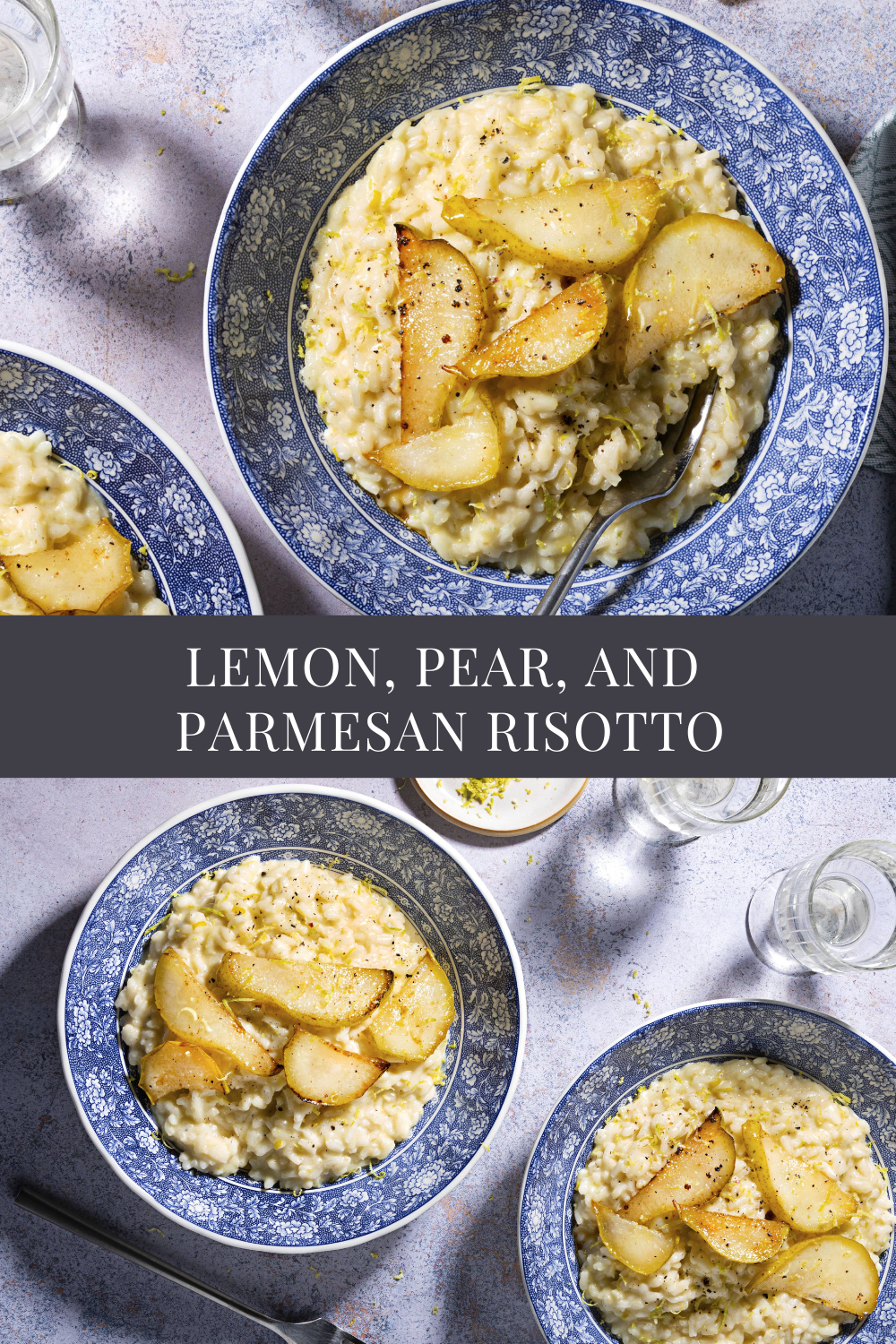 Lemon Pear Parmesan Risotto Recipe