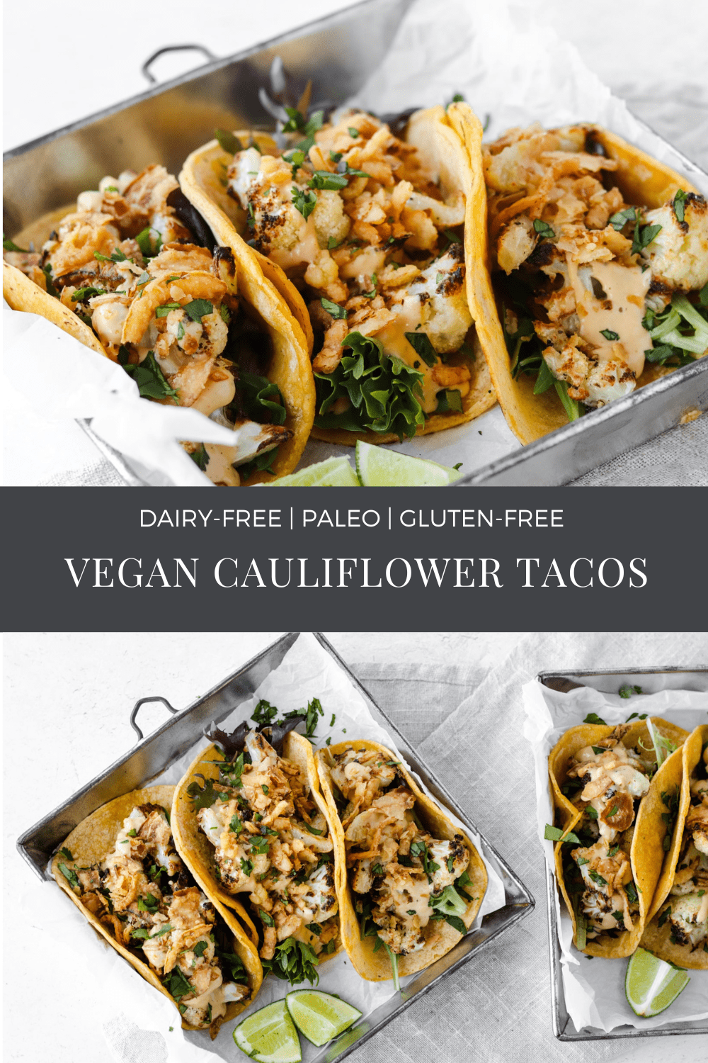 vegan cauliflower tacos recipe