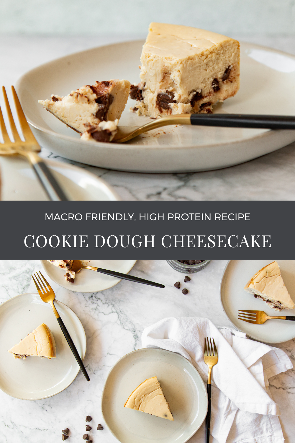 high protein cookie dough cheesecake recipe