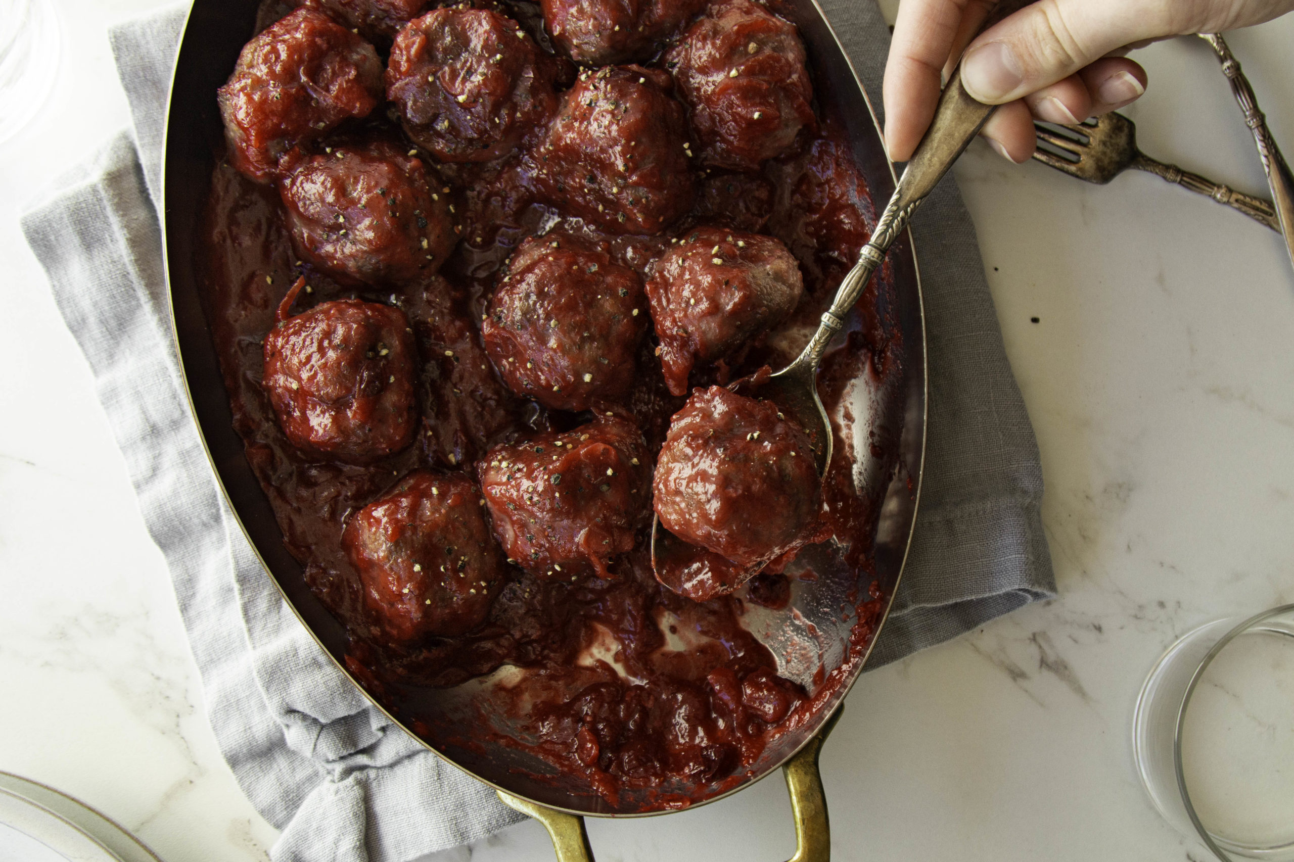 macro friendly meal prep recipes cranberry meatballs.jpg