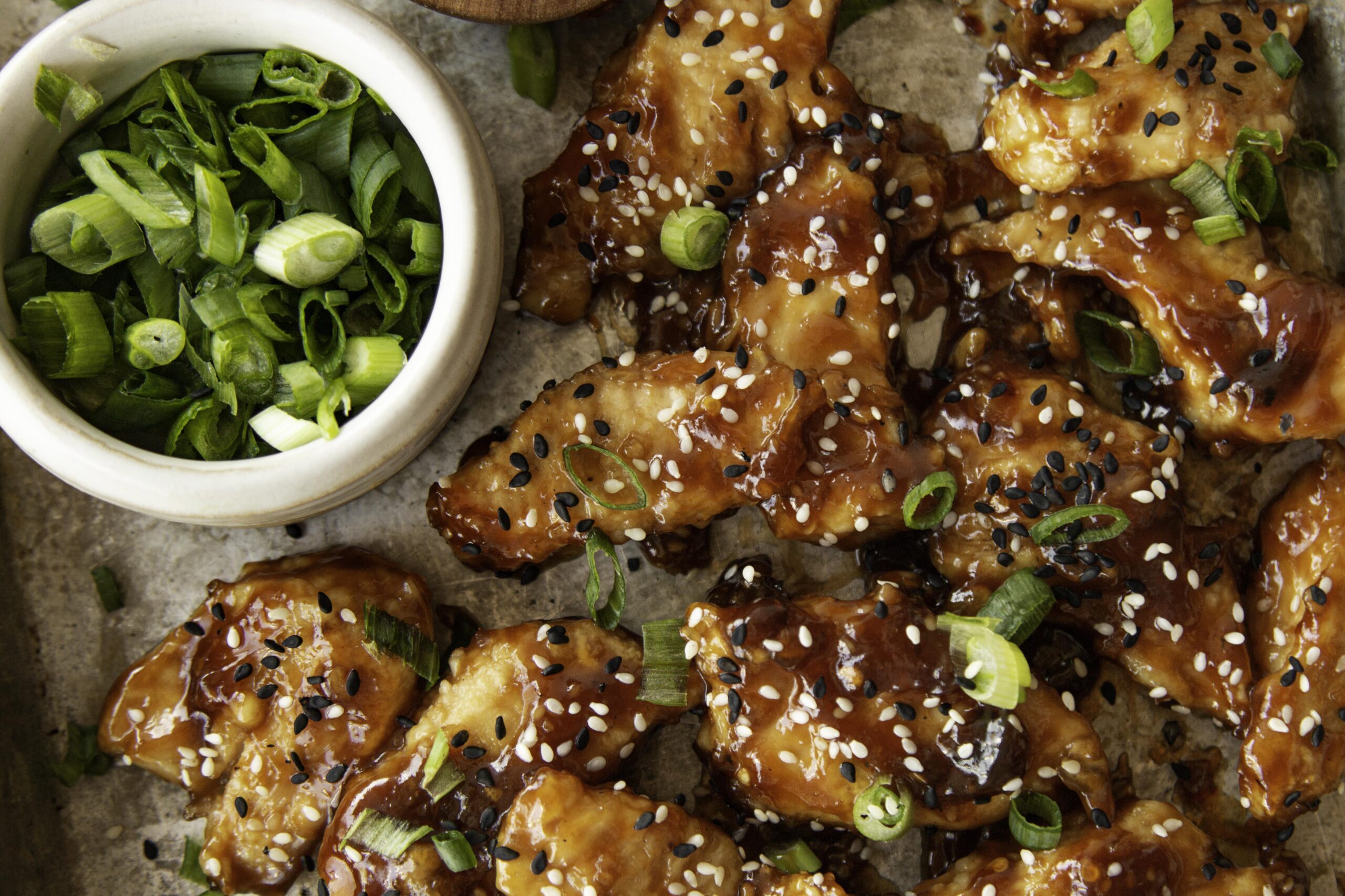 Sheet Pan Sticky Ginger Sesame Chicken Everyday Dishes