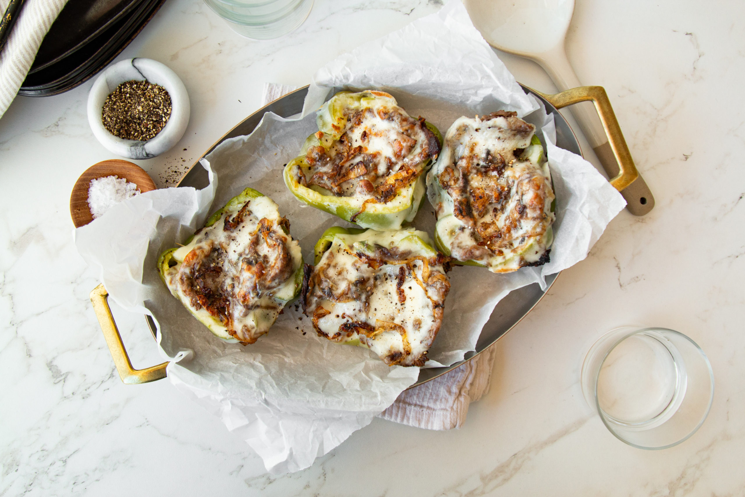 high protein low carb recipes for weight loss philly cheesesteak stuffed peppers.jpg
