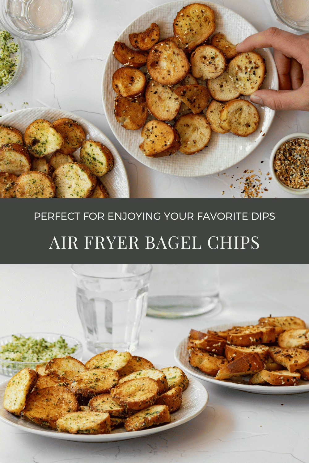 Air Fryer Bagel Chips Recipe