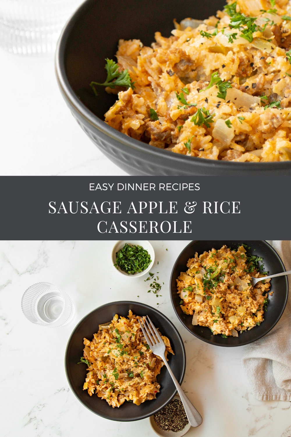 Sausage Apple Rice Casserole Recipe