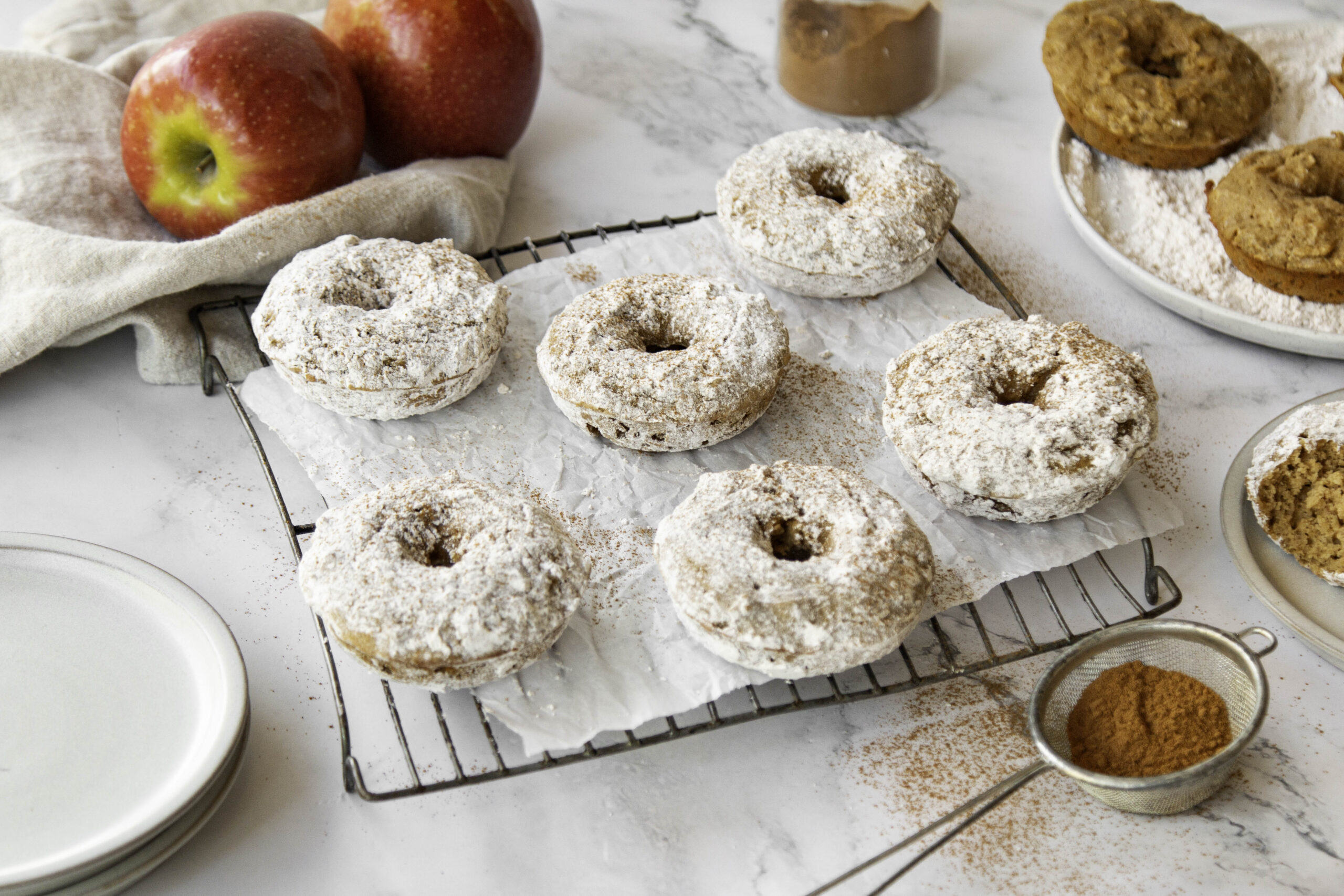 baked apple donuts recipe