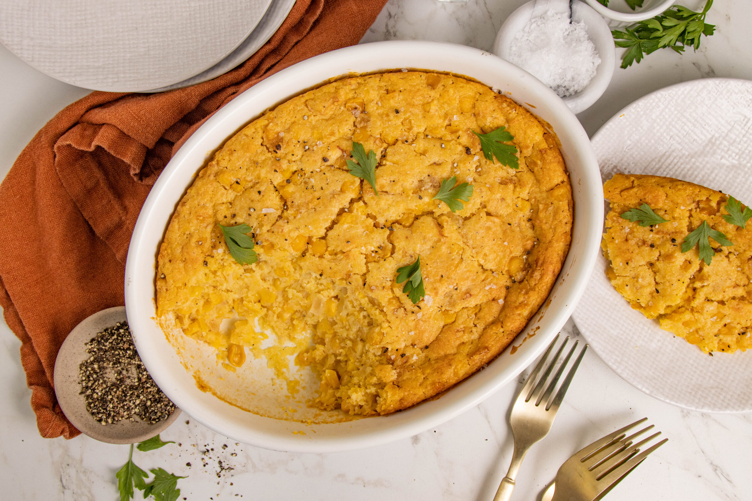 Best Thanksiving side dishes corn souffle