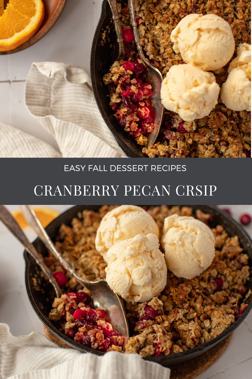 Cranberry Pecan Crisp Recipe