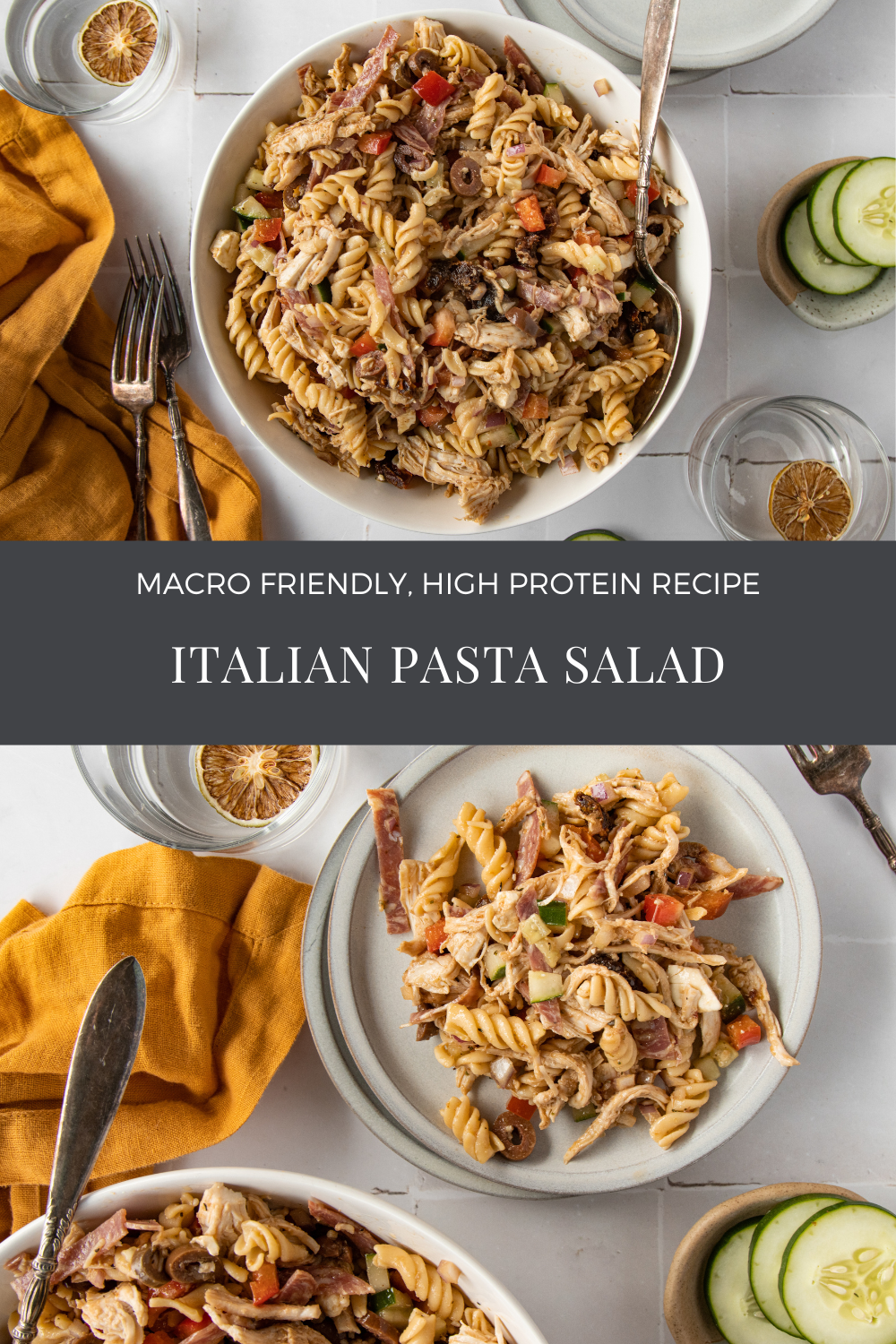 Italian Pasta Salad with Chicken Recipe