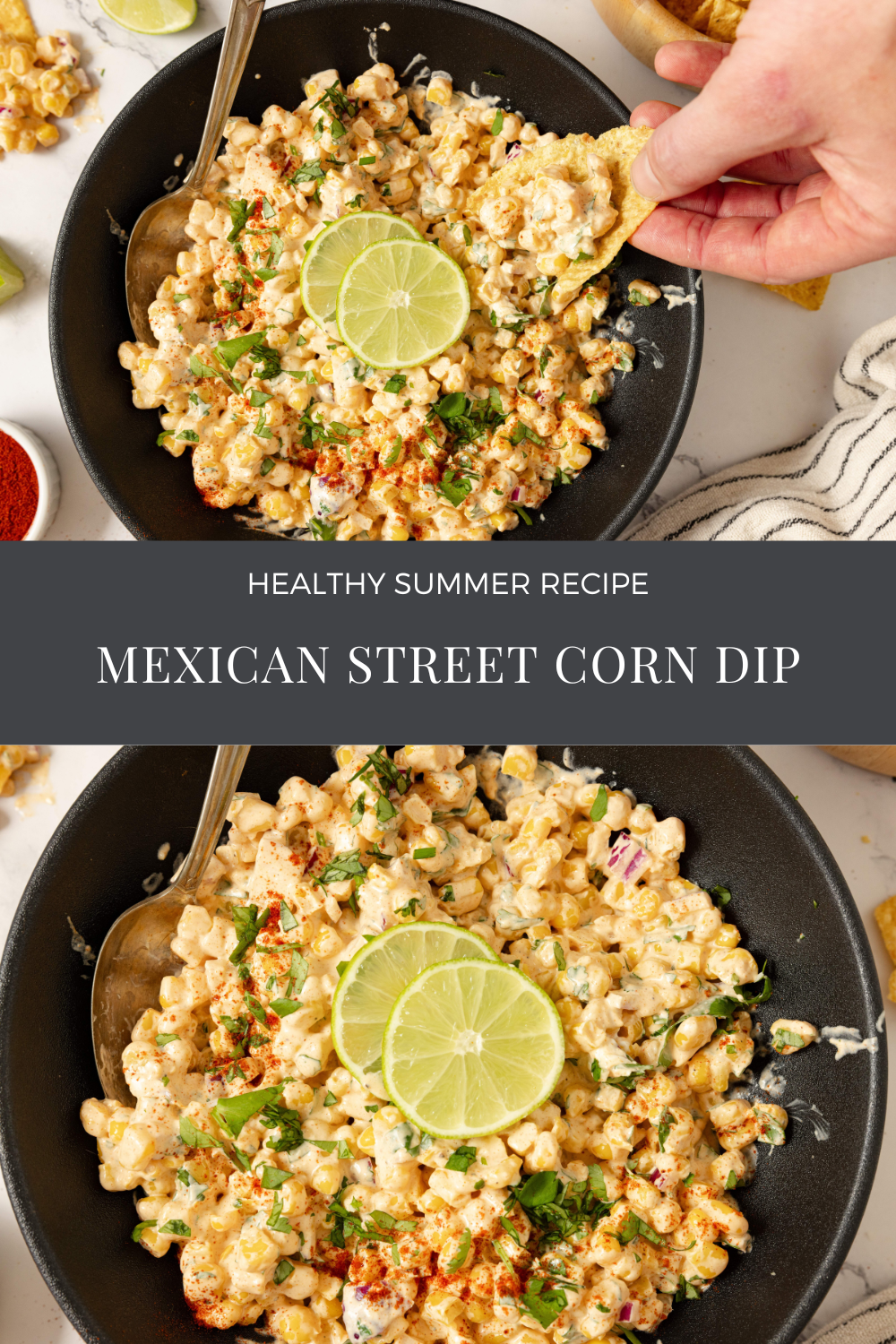 Mexican Street Corn Dip with Greek Yogurt Recipe