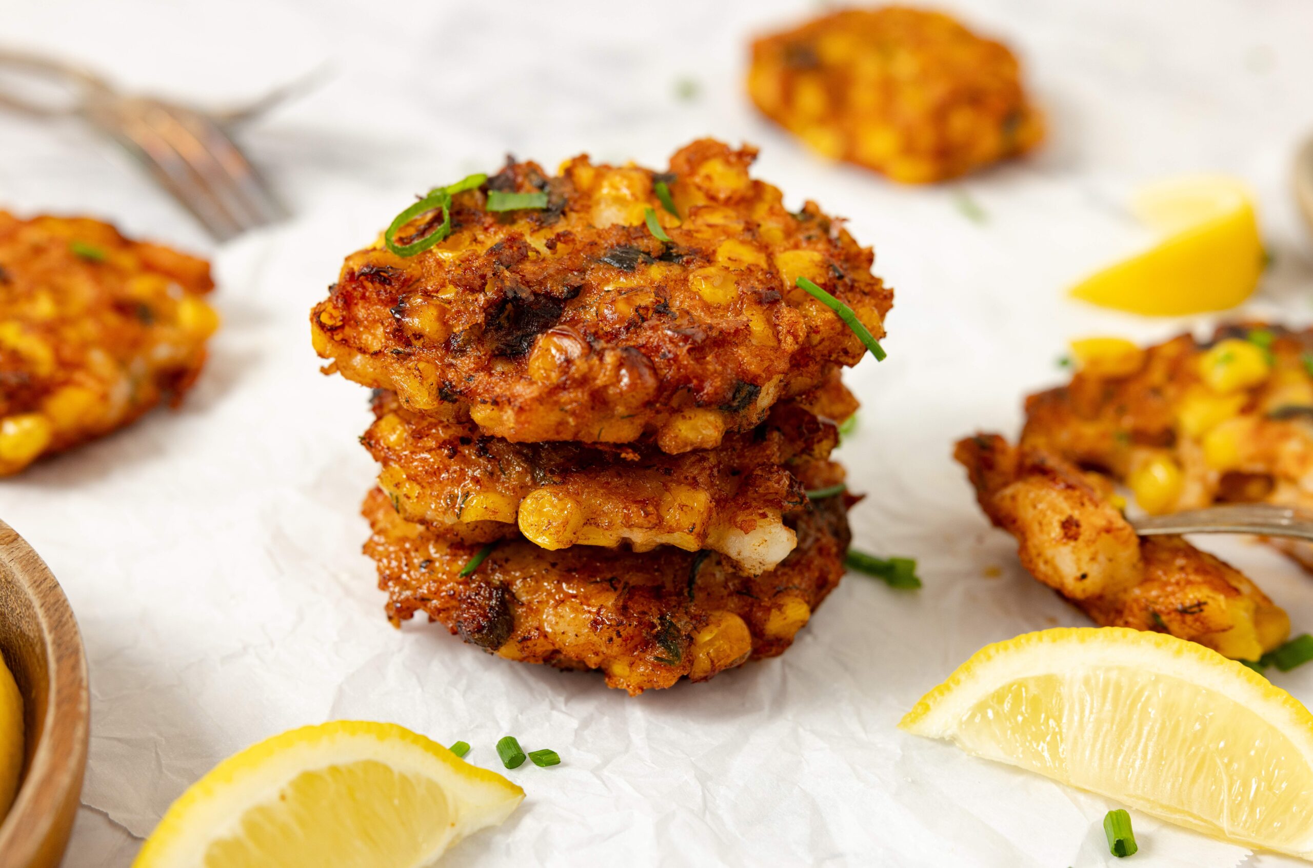 shrimp and corn fritters recipe