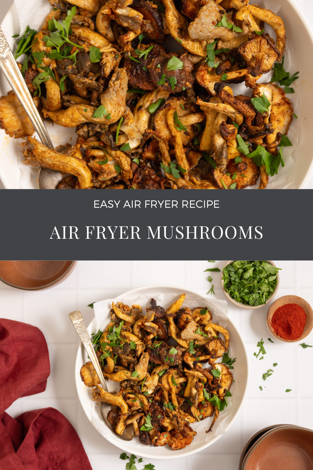 Air Fryer Mushrooms Recipe