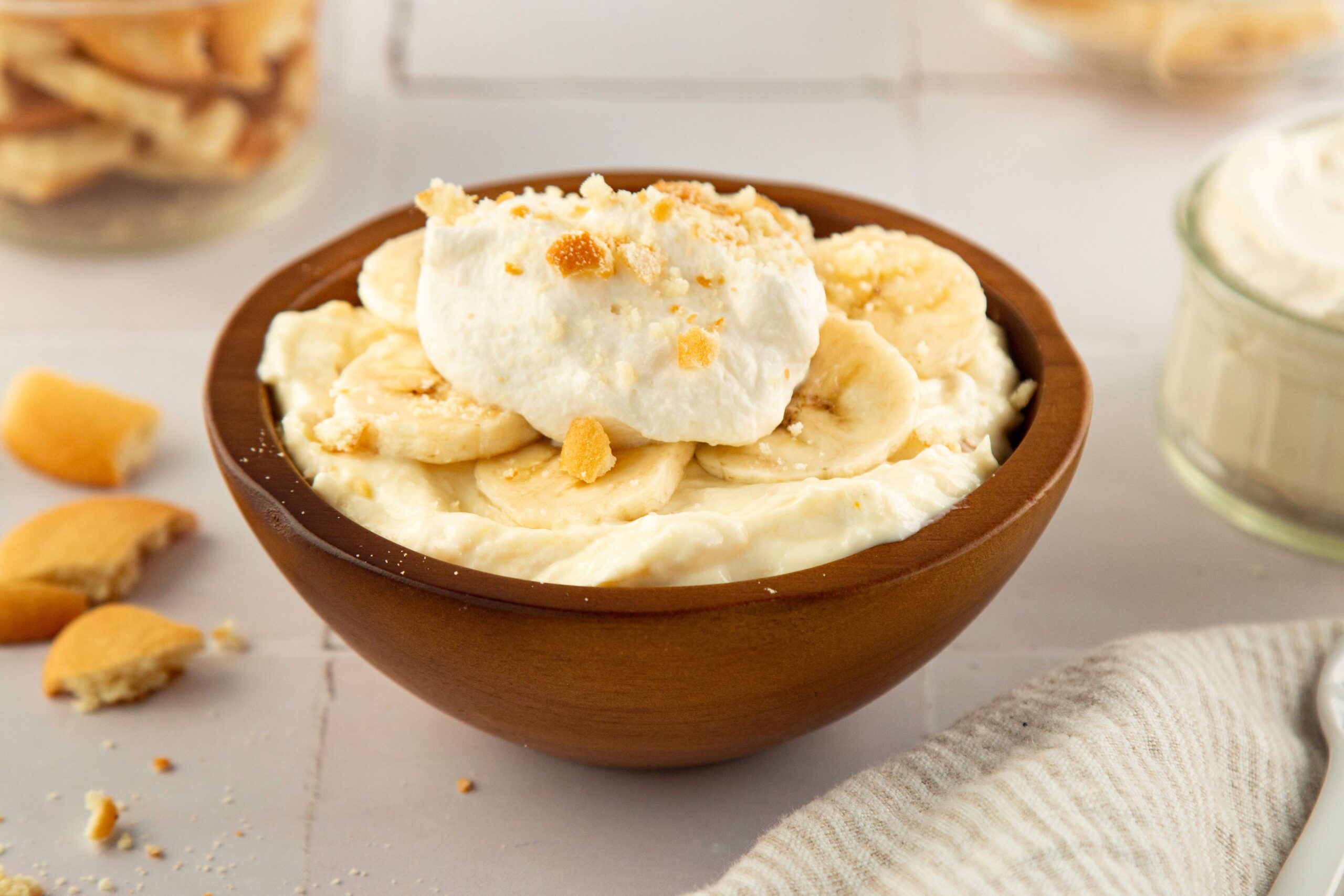 Single Serve Banana Cream Pie Protein Packed Everyday Dishes