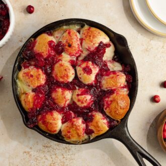 Cranberry Brie Pull Apart Bread Recipe