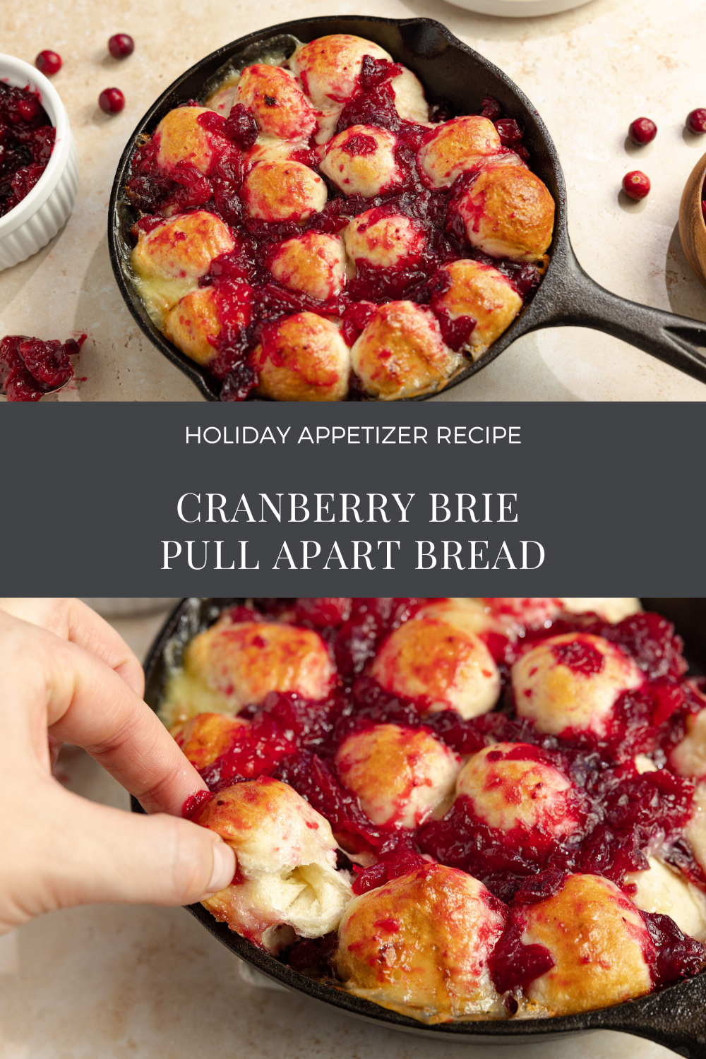 Cranberry Brie Pull Apart Recipe