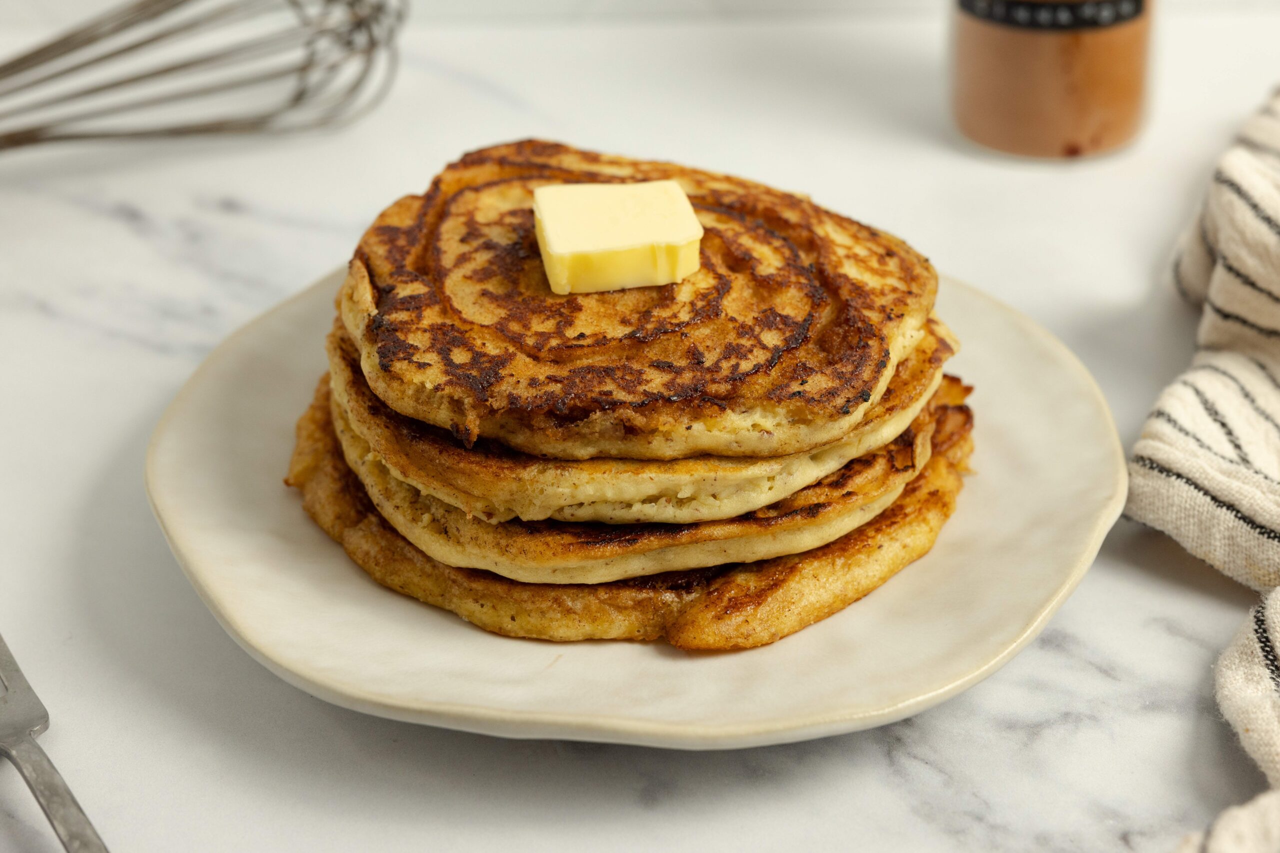 christmas breakfast ideas cinnamon roll pancakes