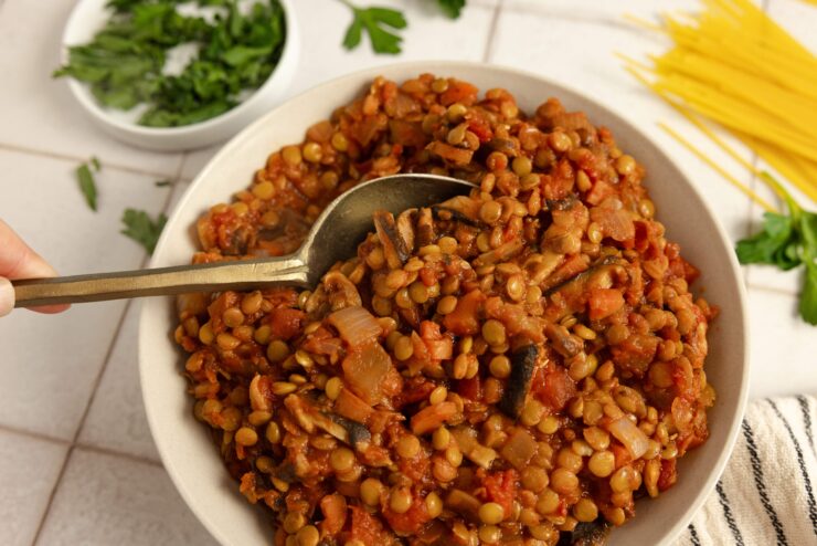 high protein meals vegetarian lentil