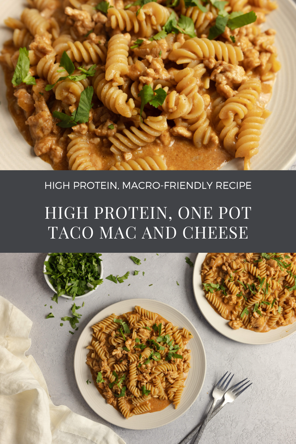 High Protein One Pot Taco Mac and Cheese Recipe
