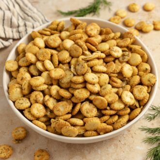 oyster crackers seasoned