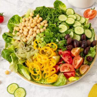 high protein vegan salad recipe