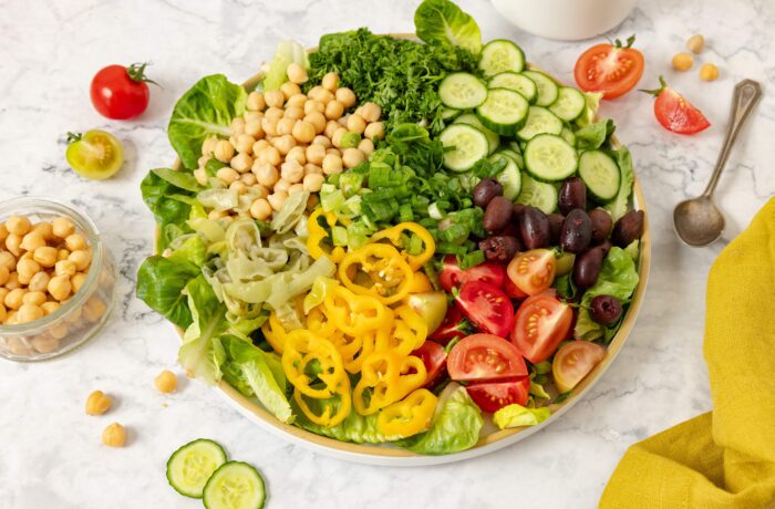high protein vegan salad recipe