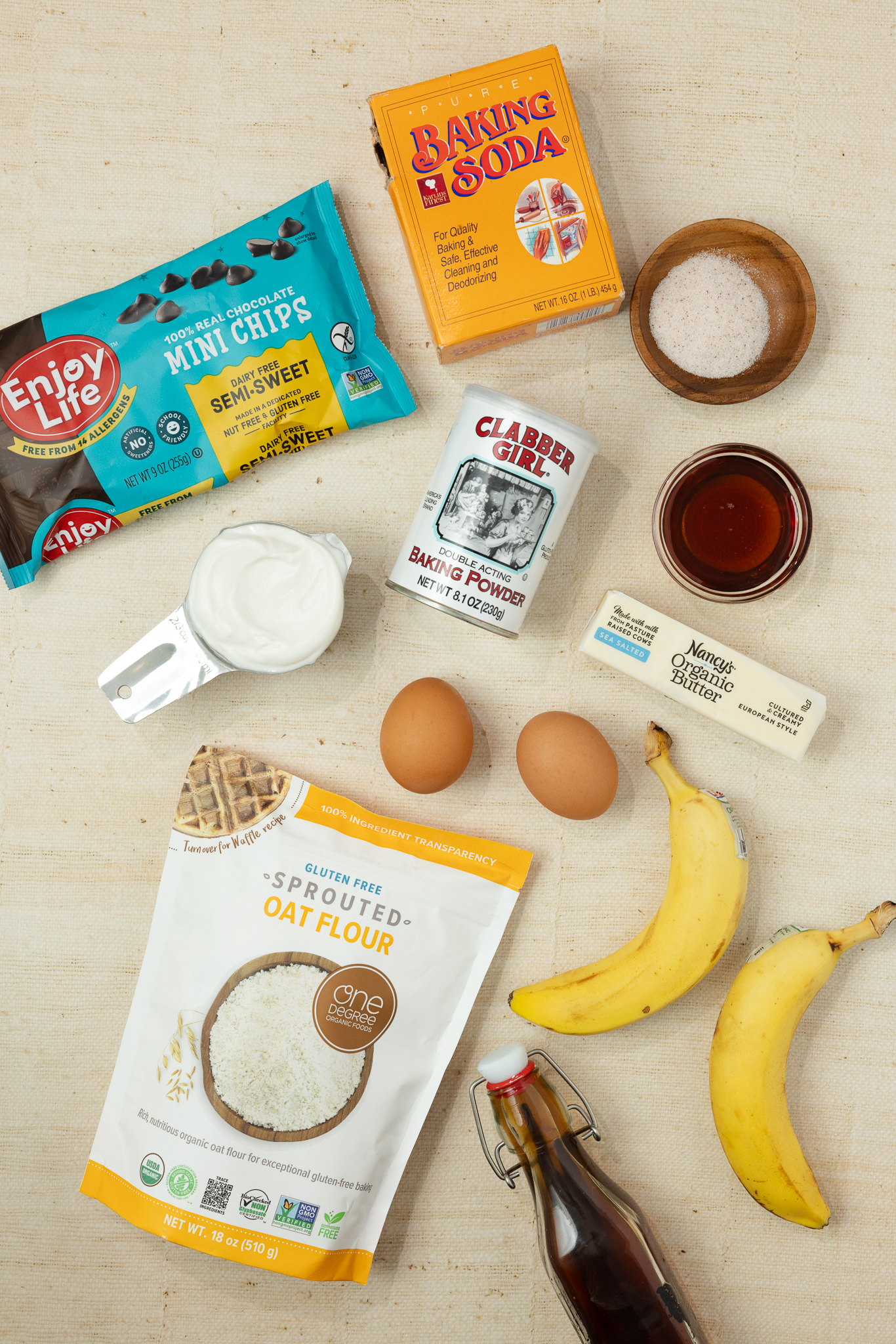 gluten-free-banana-muffin-ingredients