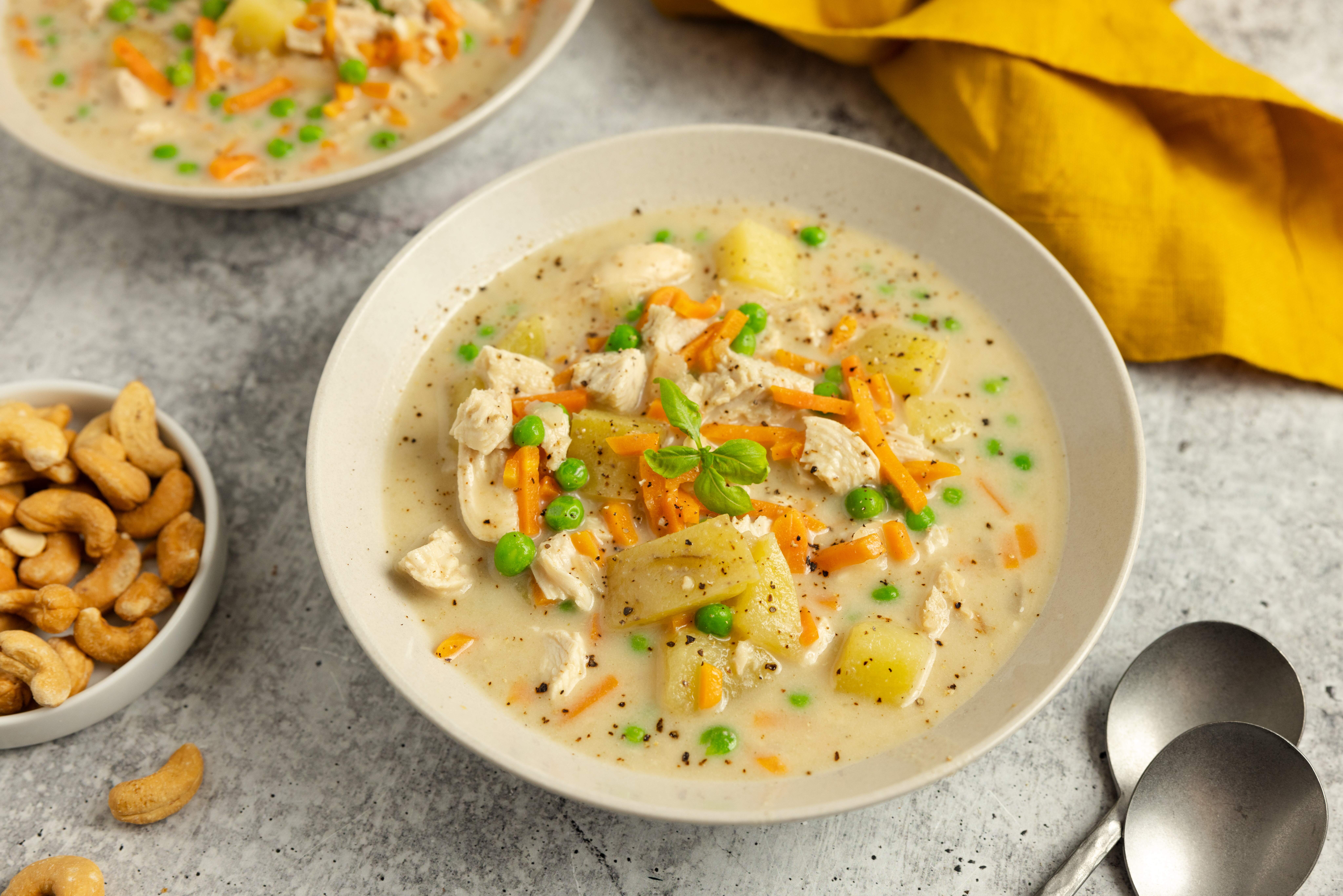 chicken pot pie soup