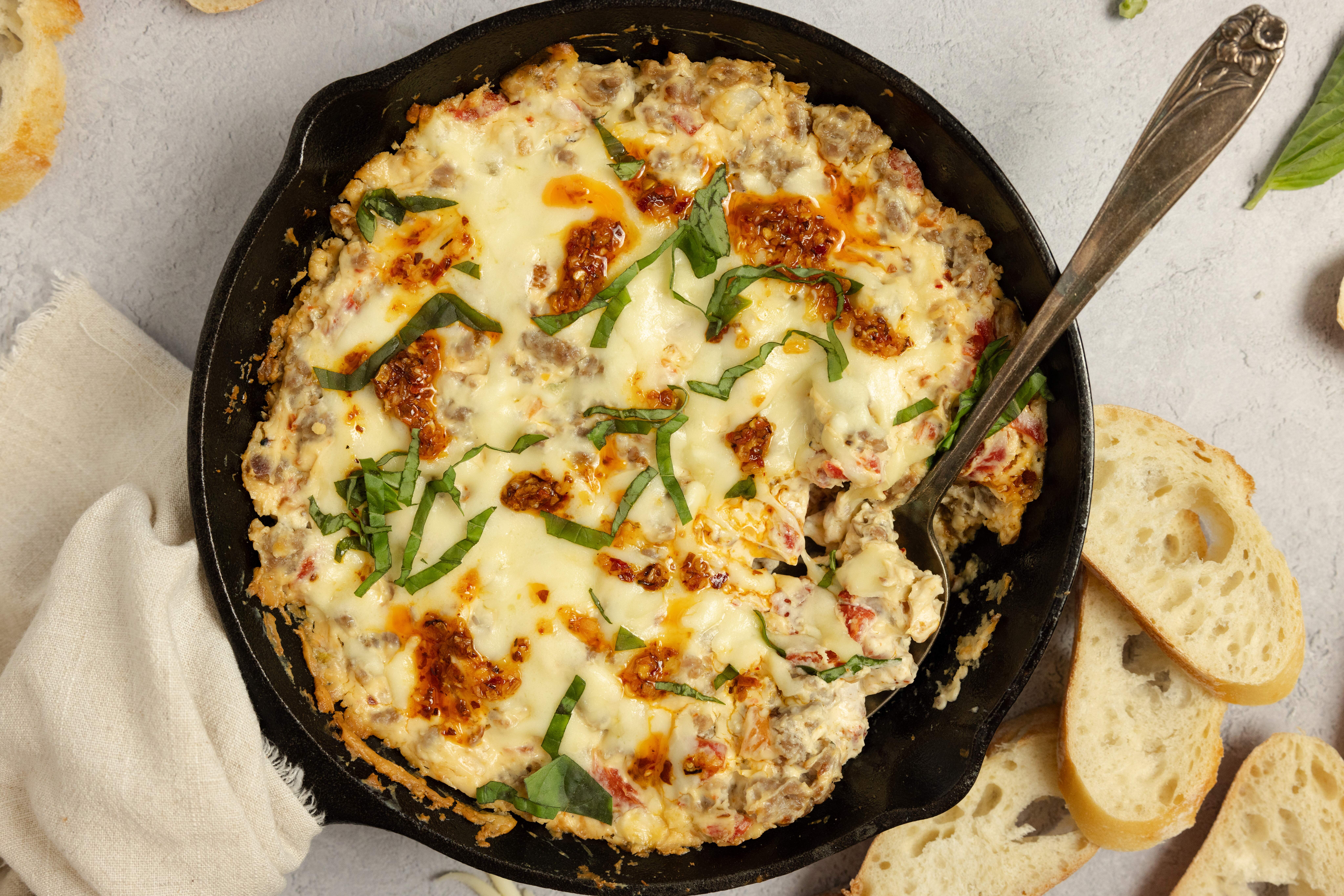 spicy sausage dip