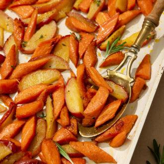 Maple Butter Roasted Carrots and Cosmic Crisp® Apples