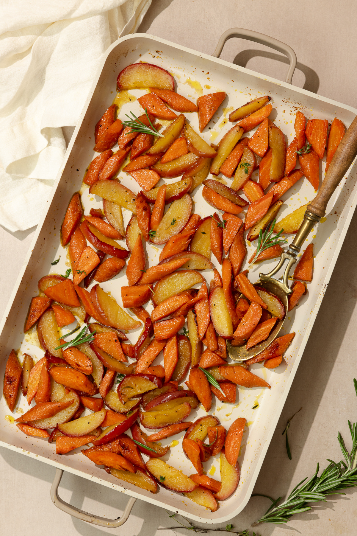 Maple Butter Roasted Carrots and Cosmic Crisp® Apples