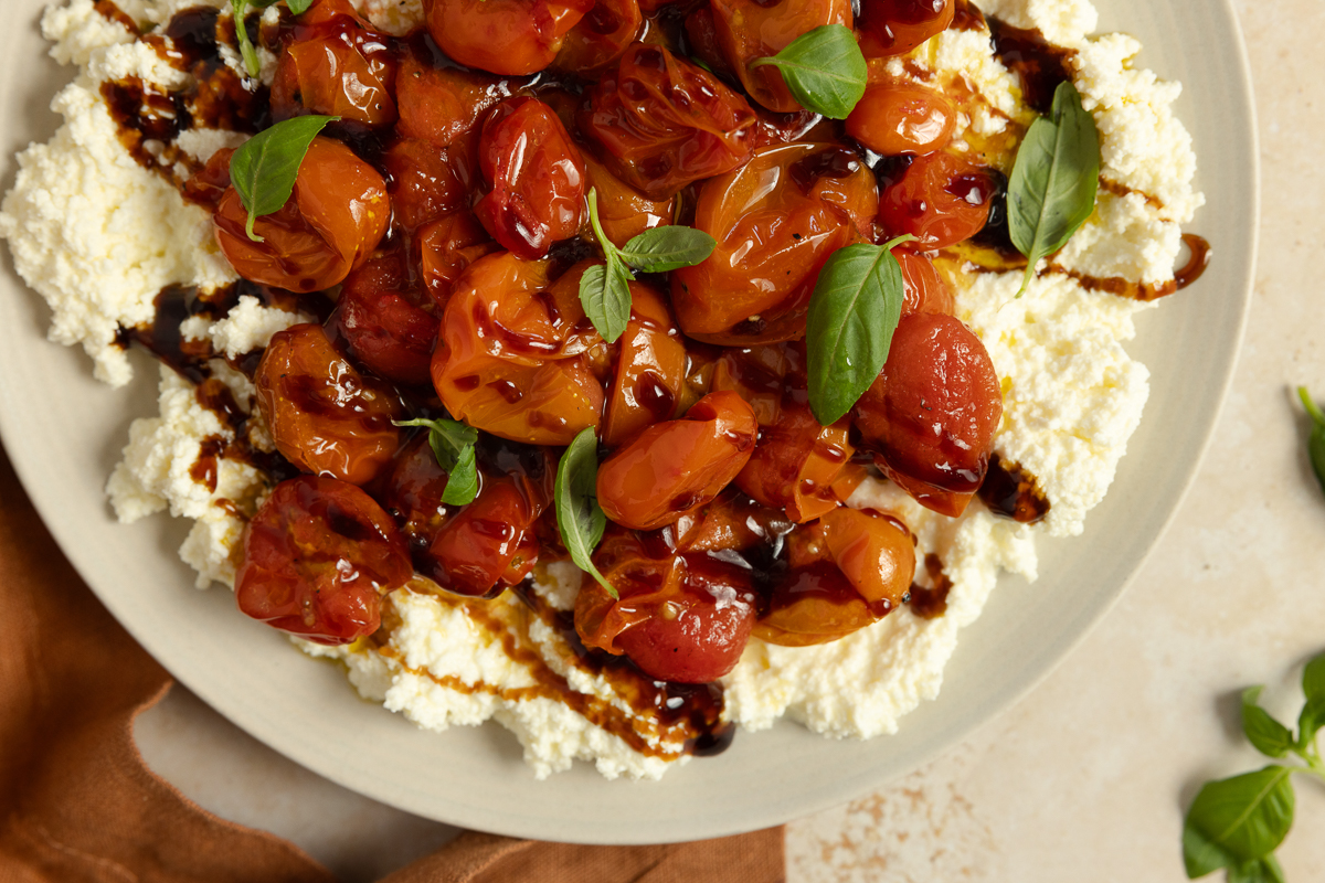 roasted tomato ricotta dip