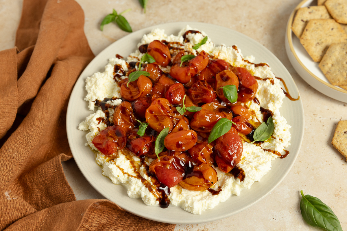 roasted tomato ricotta dip