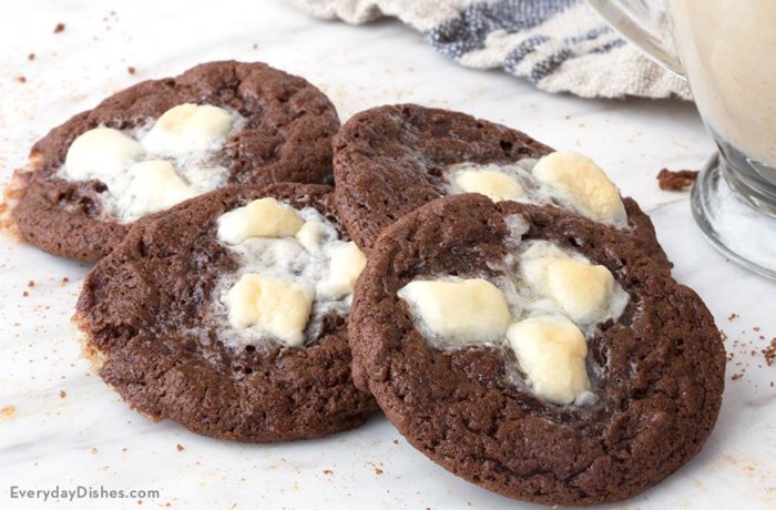 hot chocolate cookies