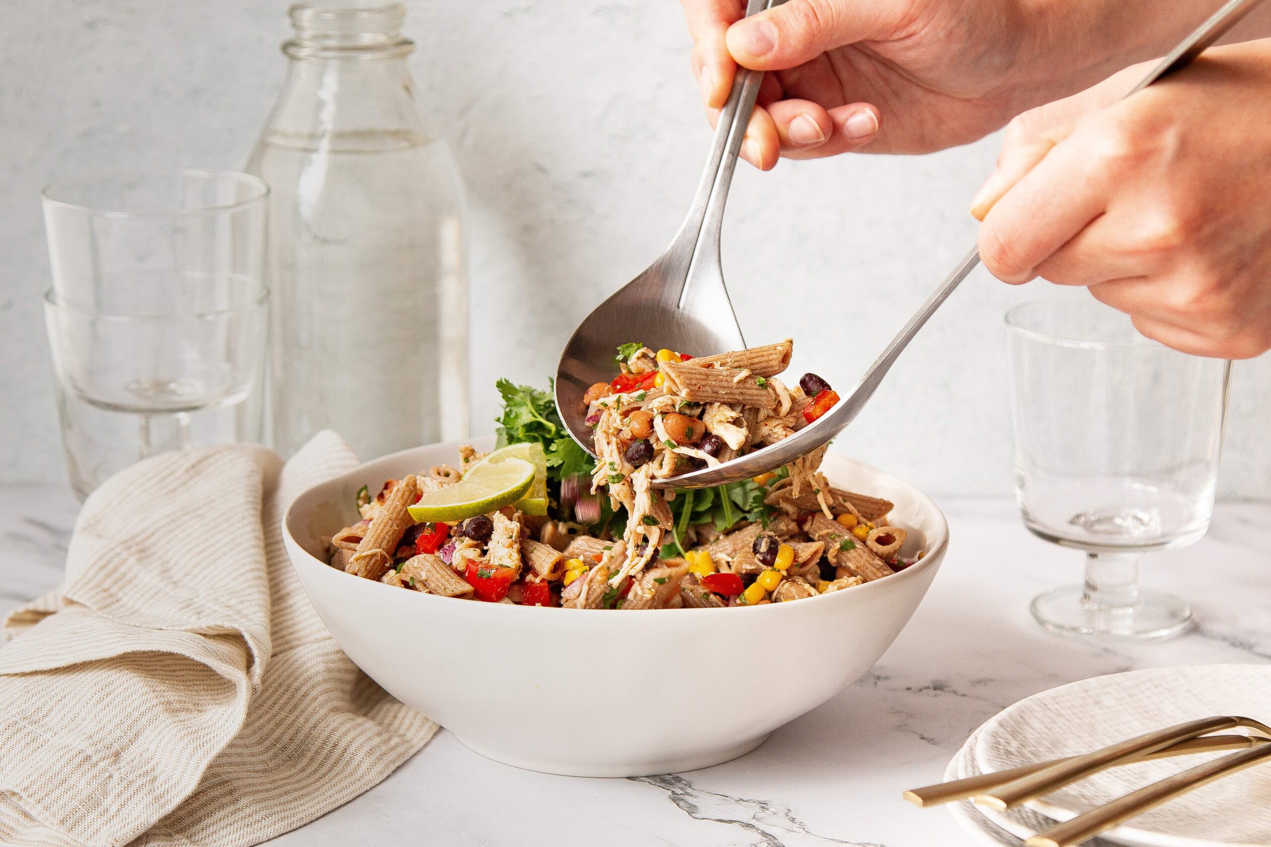 20 high protein salad recipes